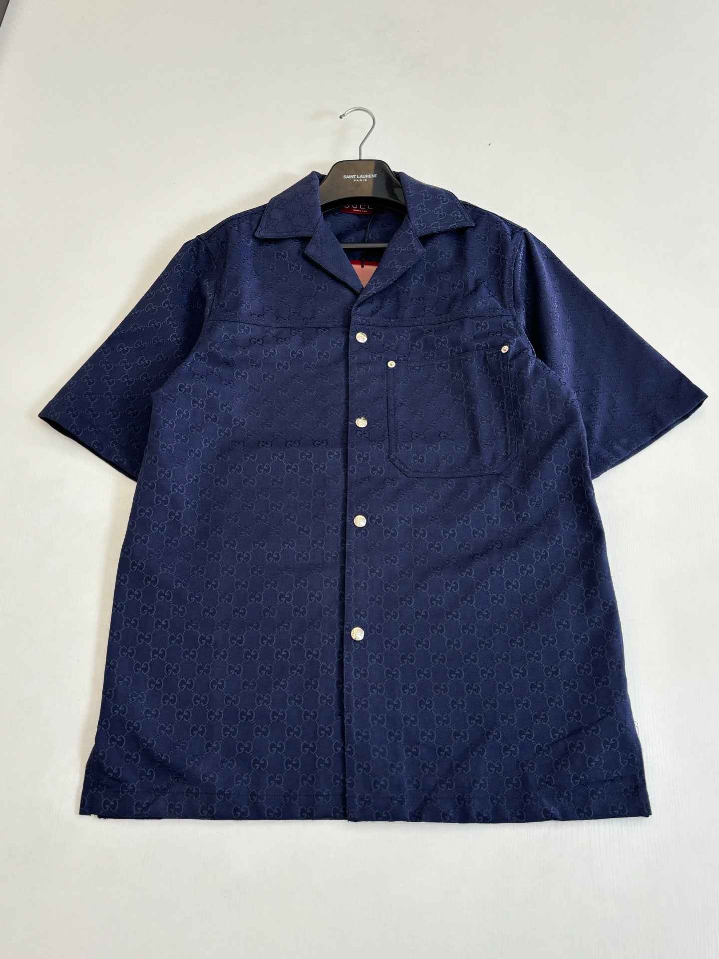 260428 New high-quality fully-printed jacquard shirt set