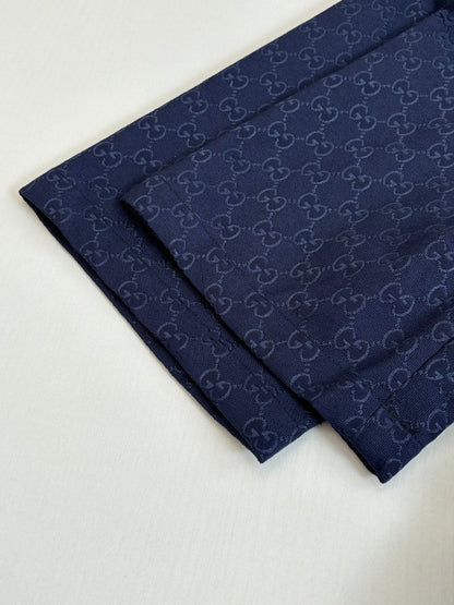 260428 New high-quality fully-printed jacquard shirt set