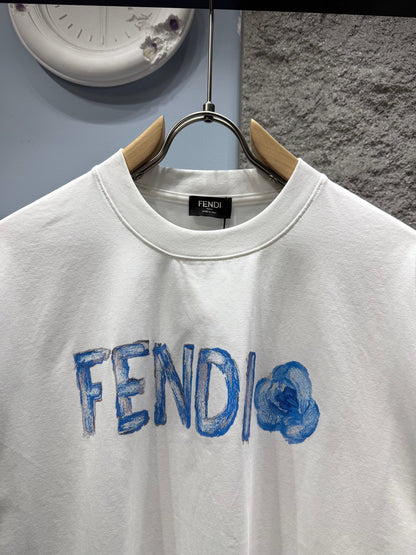260428 New high-quality graffiti floral T-shirt