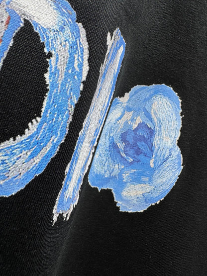 260428 New high-quality graffiti floral T-shirt