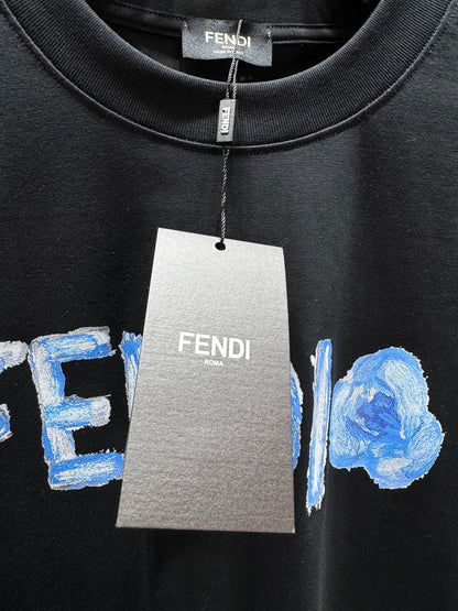 260428 New high-quality graffiti floral T-shirt