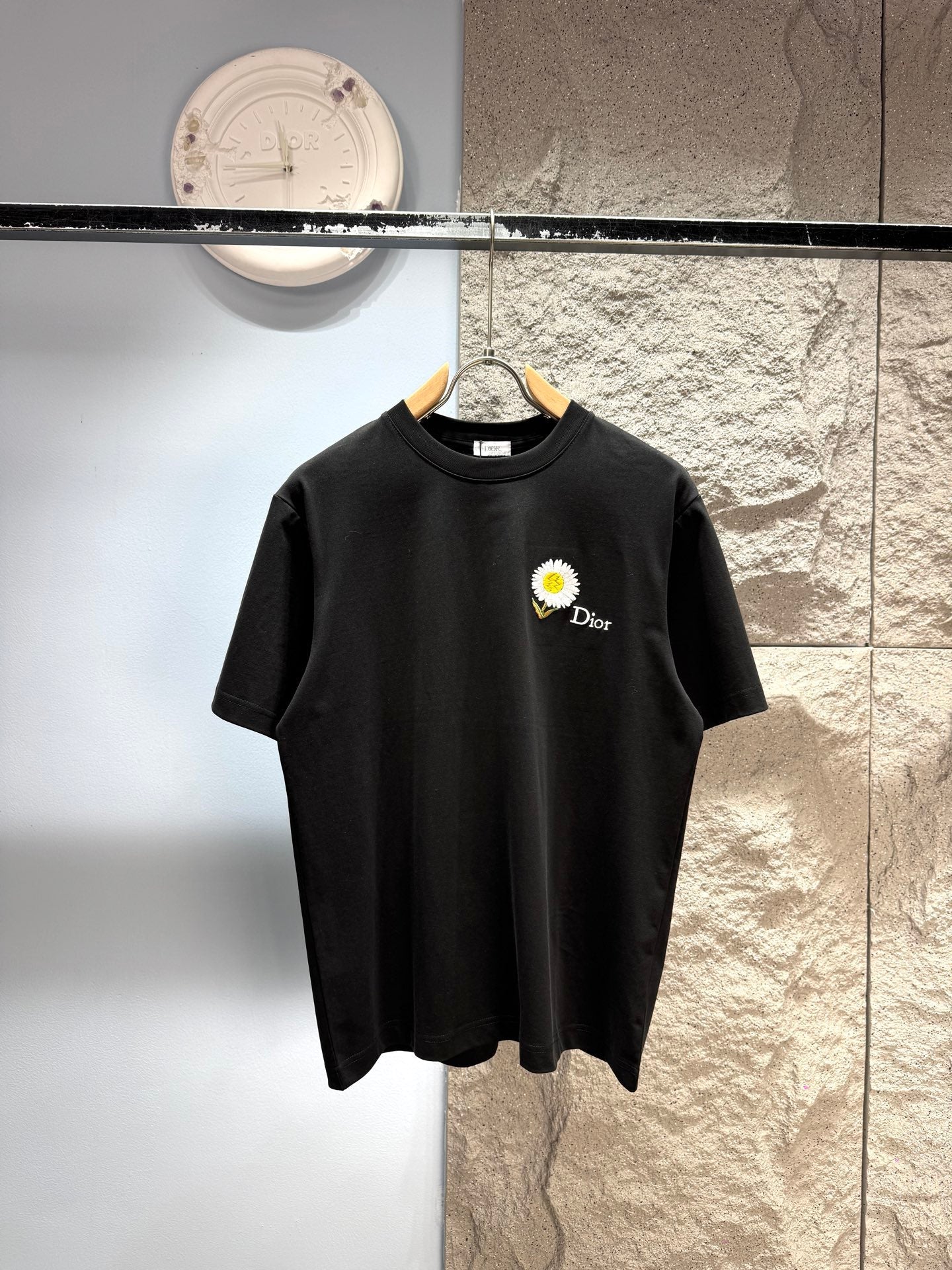 260428 New high-quality chrysanthemum embroidery T-shirt