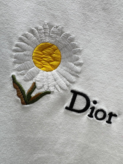 260428 New high-quality chrysanthemum embroidery T-shirt