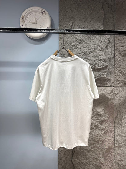 260428 New high-quality chrysanthemum embroidery T-shirt