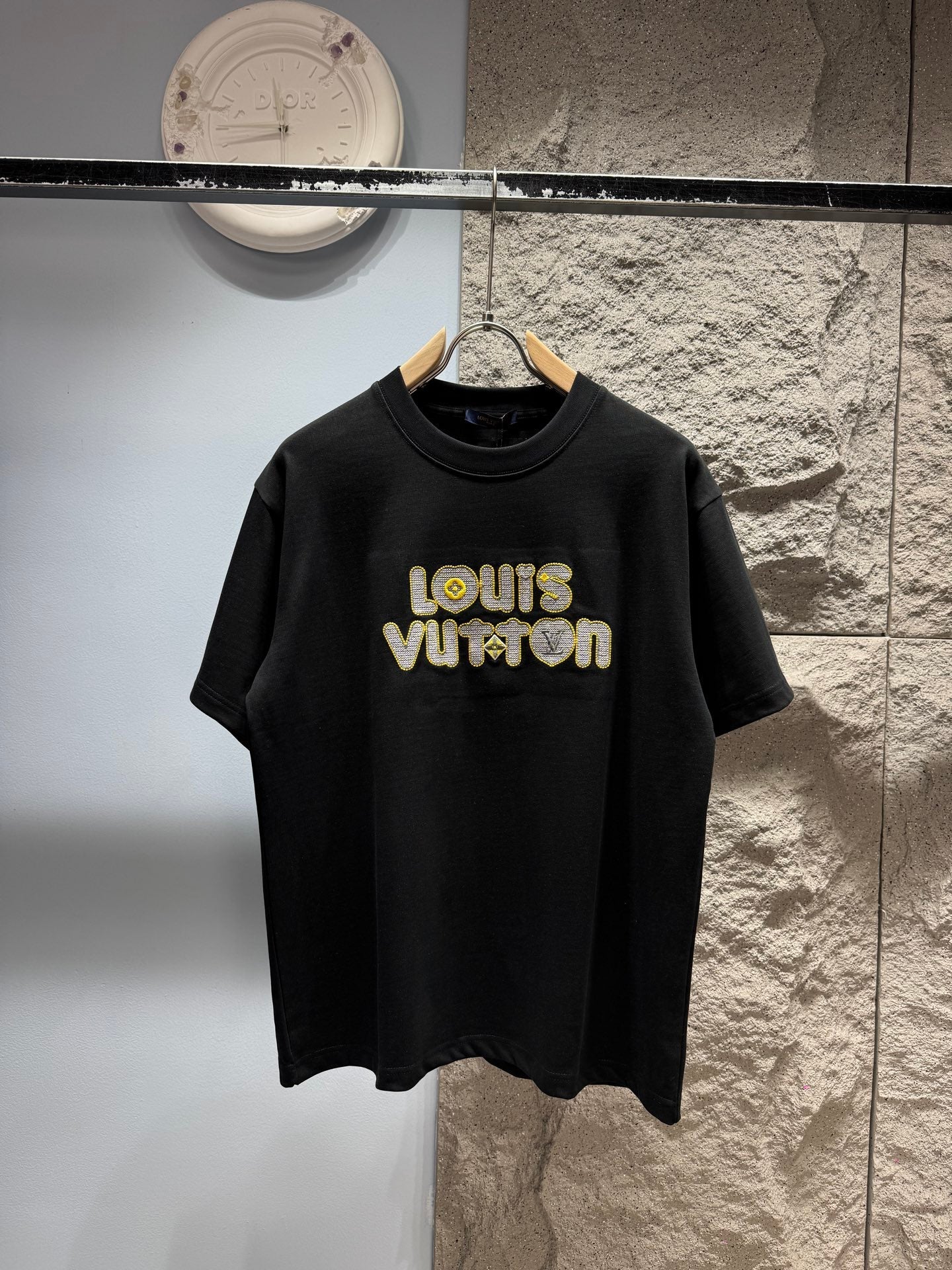 260428 New high-quality letter-style classic embroidery T-shirt