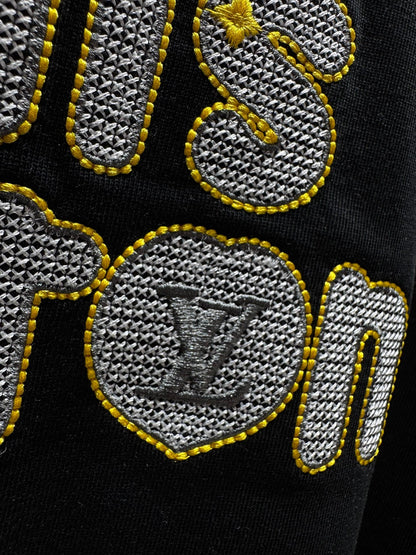 260428 New high-quality letter-style classic embroidery T-shirt