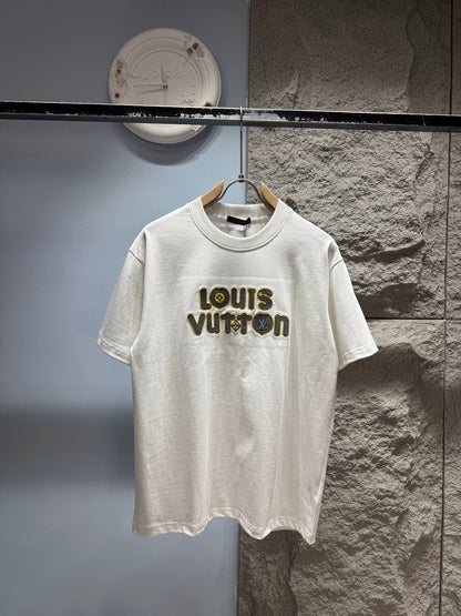 260428 New high-quality letter-style classic embroidery T-shirt