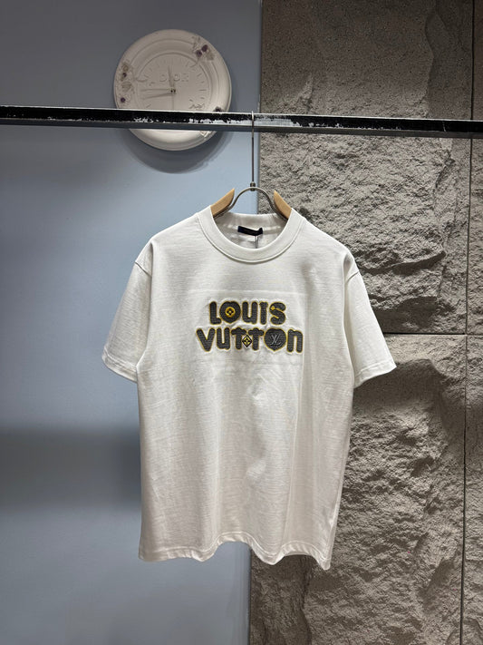 260428 New high-quality letter-style classic embroidery T-shirt