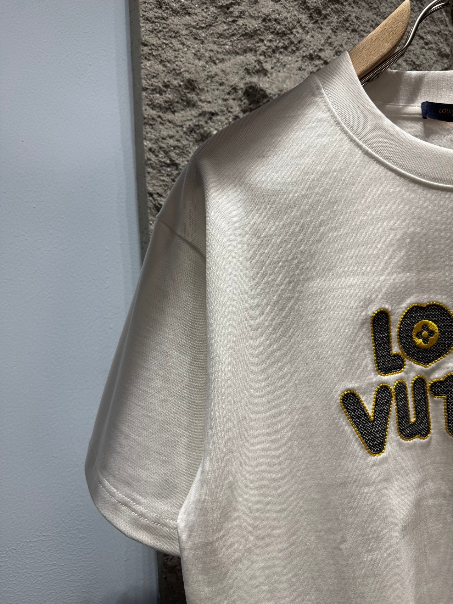 260428 New high-quality letter-style classic embroidery T-shirt