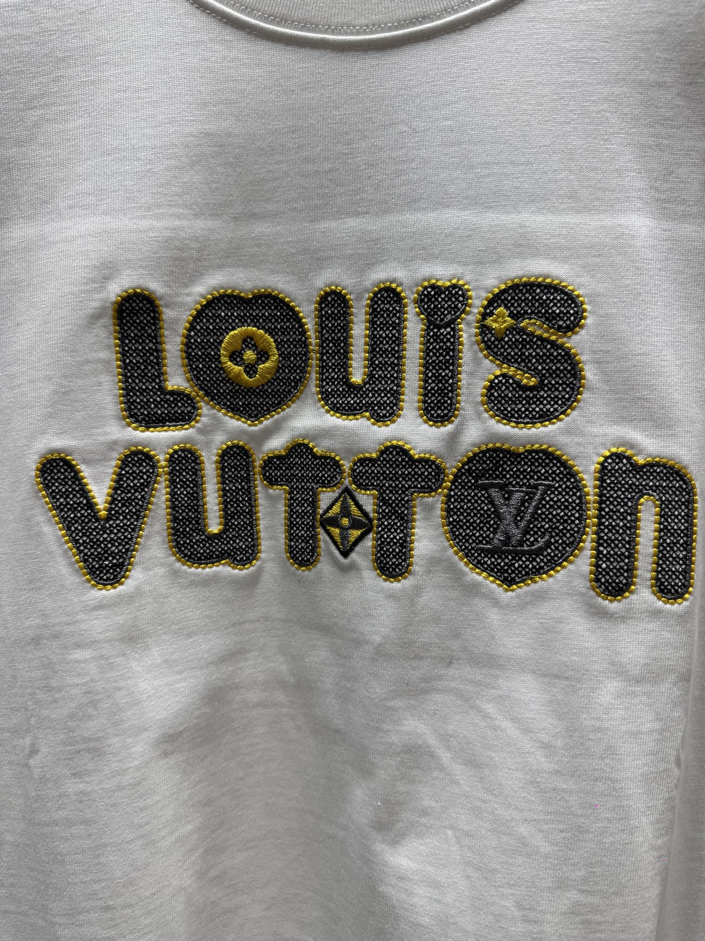 260428 New high-quality letter-style classic embroidery T-shirt