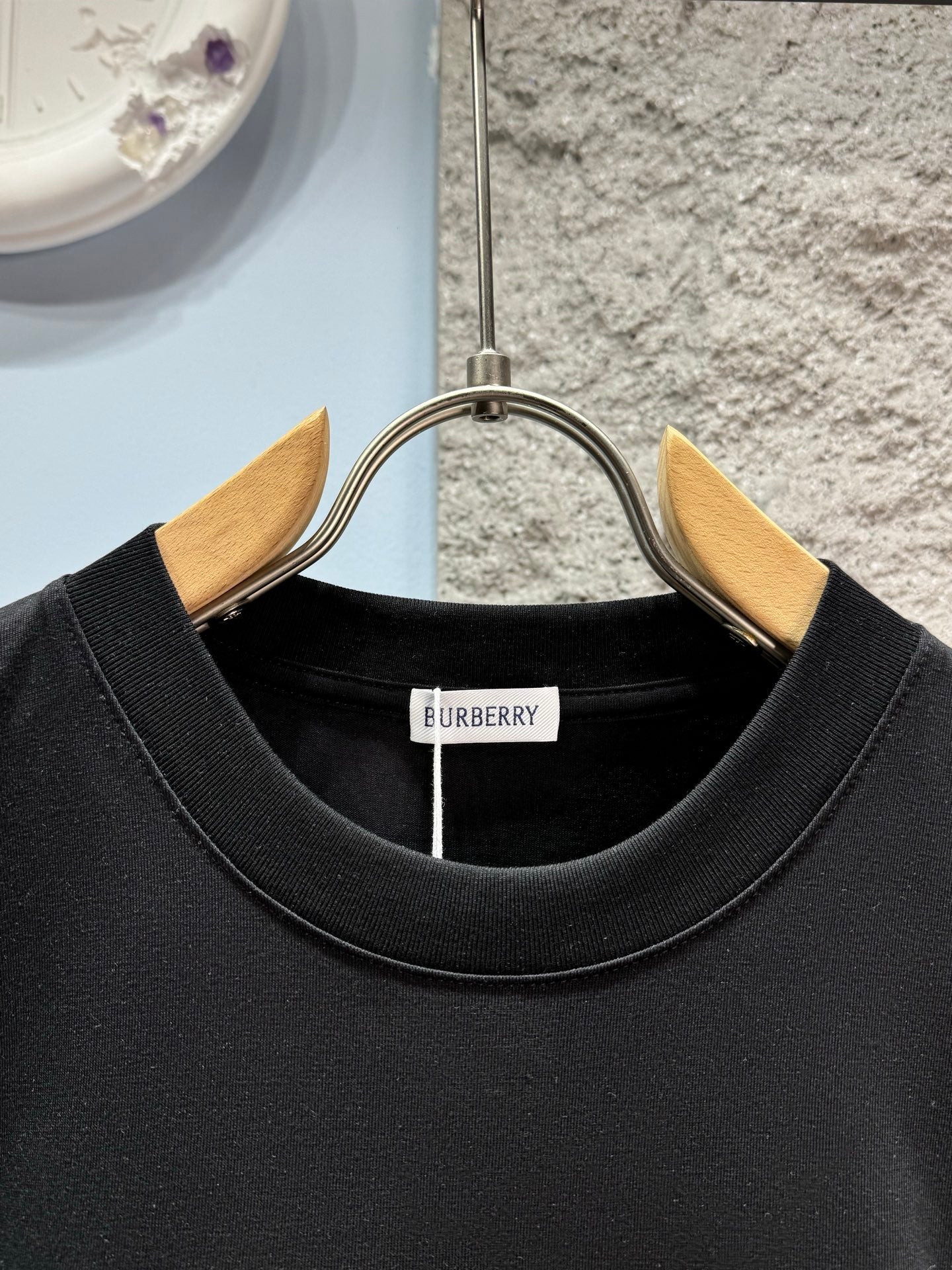 260428 New high-quality checked knight embroidery T-shirt