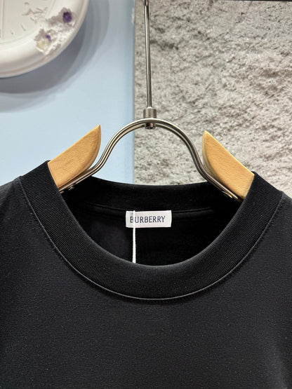 260428 New high-quality checked knight embroidery T-shirt
