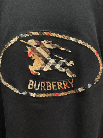 260428 New high-quality checked knight embroidery T-shirt