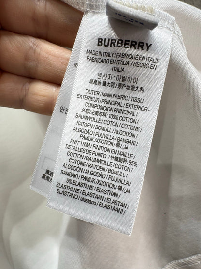 260428 New high-quality checked knight embroidery T-shirt