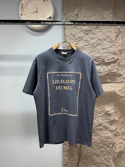 260428 New high-quality "Kuruma" embroidery T-shirt