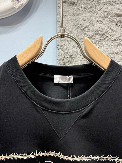 260428 New high-quality "Kuruma" embroidery T-shirt