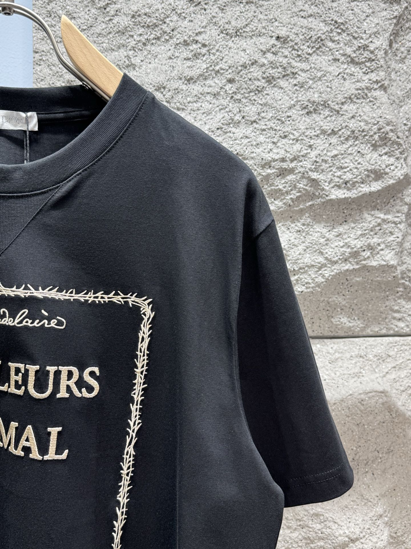 260428 New high-quality "Kuruma" embroidery T-shirt