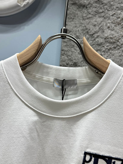 260428 New high-quality embroidered fake pocket T-shirt