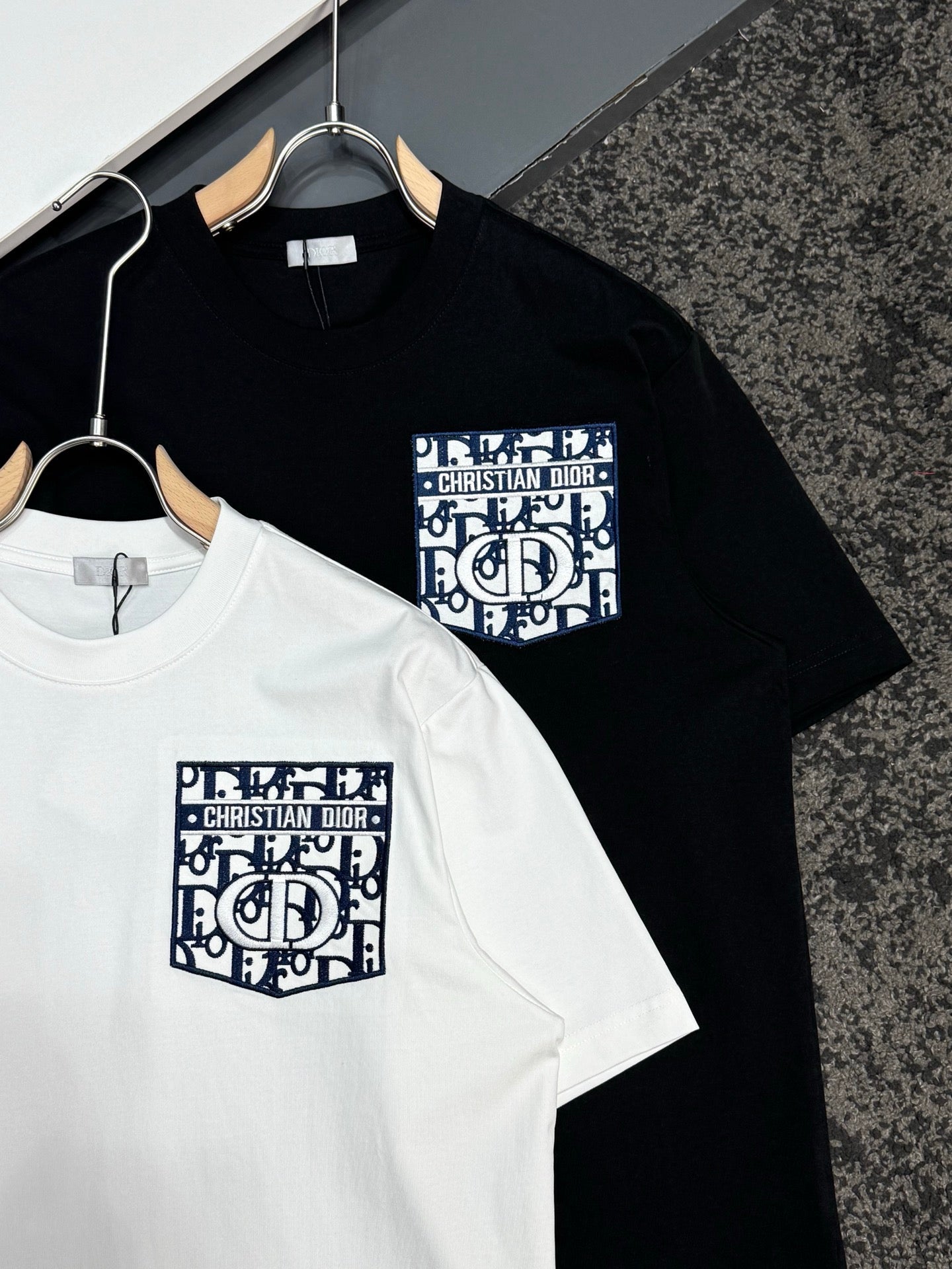 260428 New high-quality embroidered fake pocket T-shirt