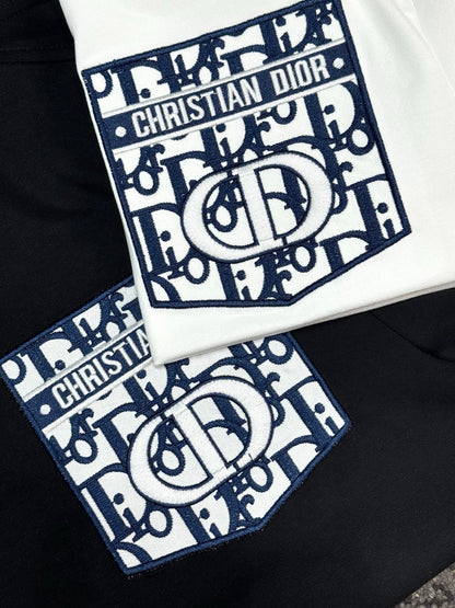 260428 New high-quality embroidered fake pocket T-shirt