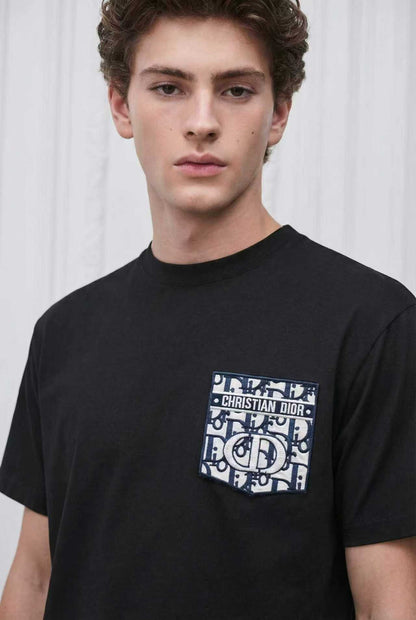 260428 New high-quality embroidered fake pocket T-shirt