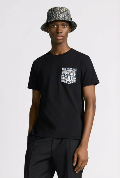 260428 New high-quality embroidered fake pocket T-shirt