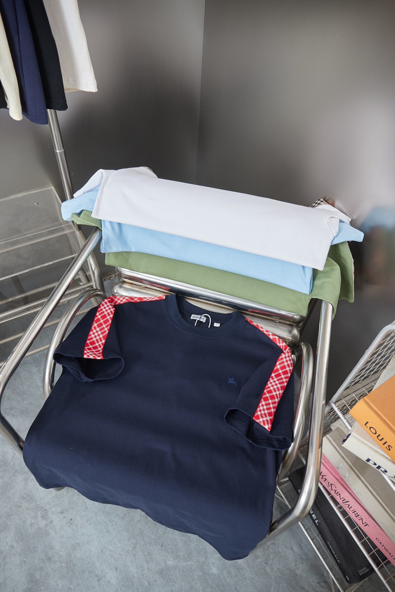 260506 New high-quality woven embroidery T-shirt for daily wear