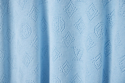 260506 New high-quality mesh lyocell knitted short-sleeved shirt