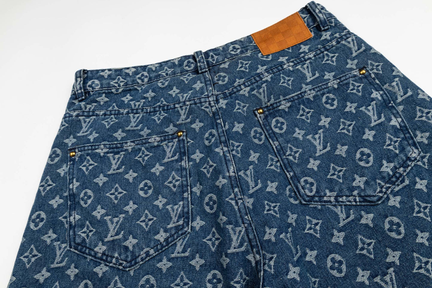 260506 New high-quality classic floral-printed denim shorts