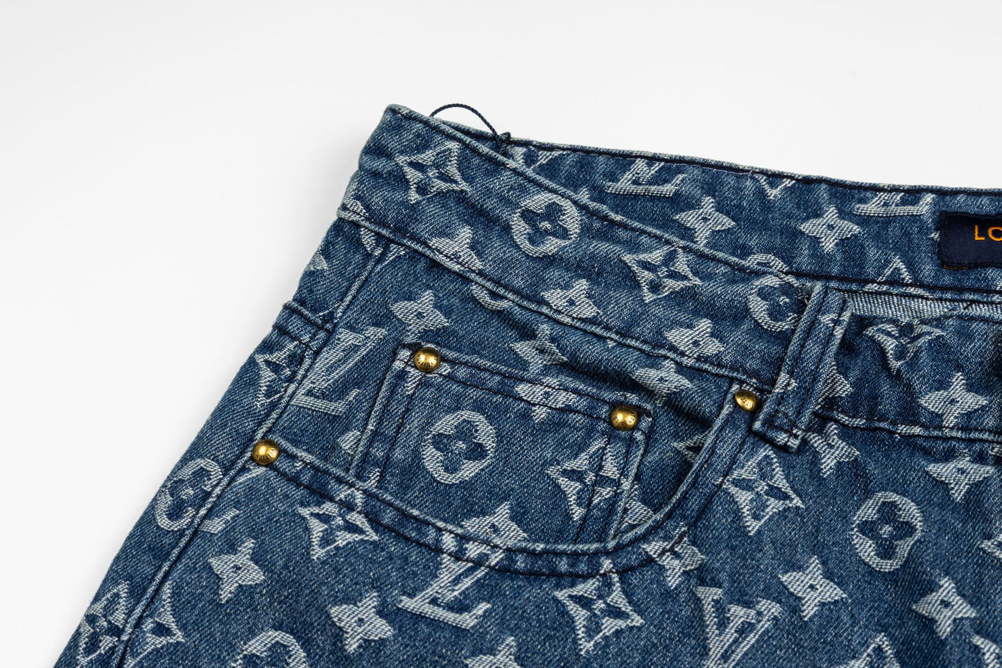 260506 New high-quality classic floral-printed denim shorts