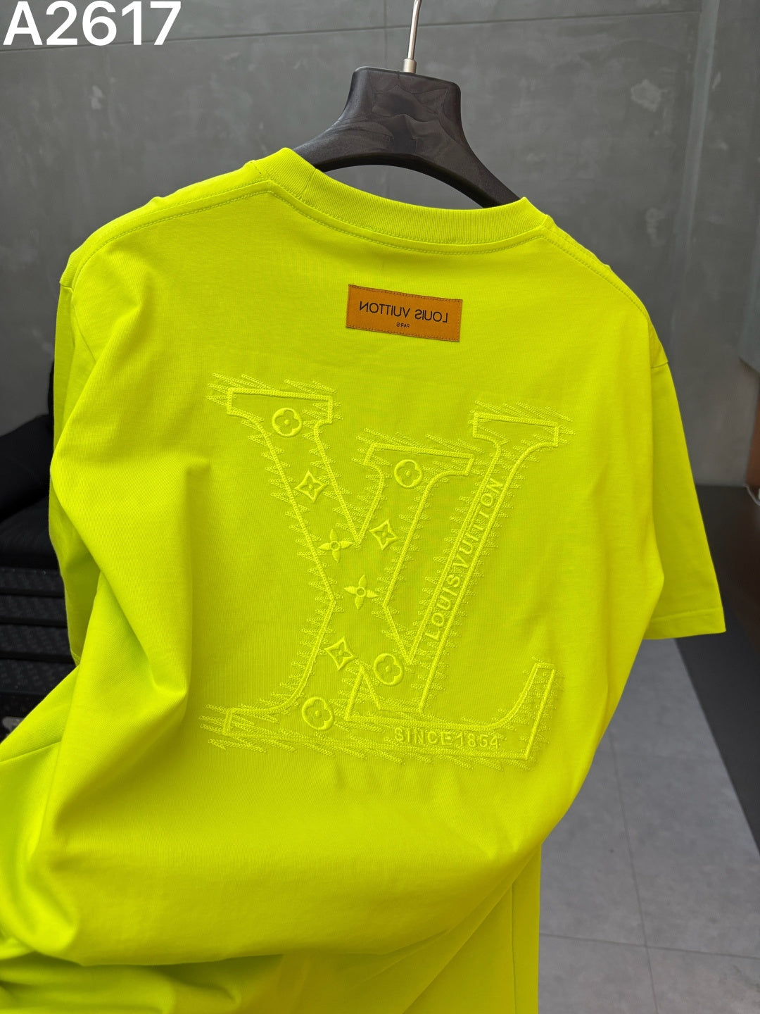 260506 New high-quality matching-color embroidered T-shirt