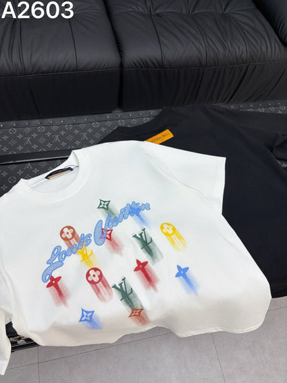 260506 New high-quality, distinctive, and intricate gradient-printed T-shirt