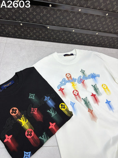 260506 New high-quality, distinctive, and intricate gradient-printed T-shirt