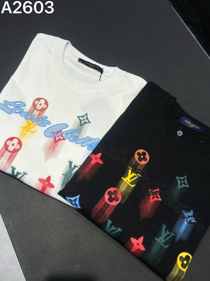 260506 New high-quality, distinctive, and intricate gradient-printed T-shirt