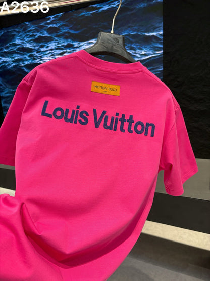 260506 New high-quality embroidered thick T-shirt