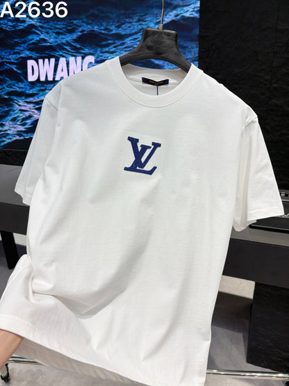 260506 New high-quality embroidered thick T-shirt