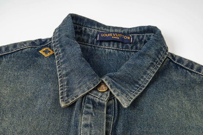 260506 New high-quality heavy-duty full-stitch embroidered denim jacket
