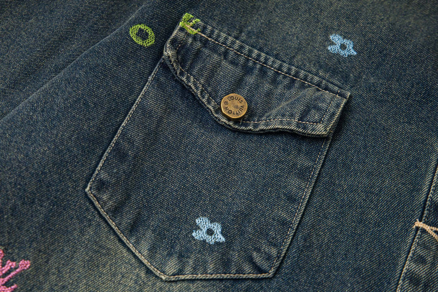 260506 New high-quality heavy-duty full-stitch embroidered denim jacket