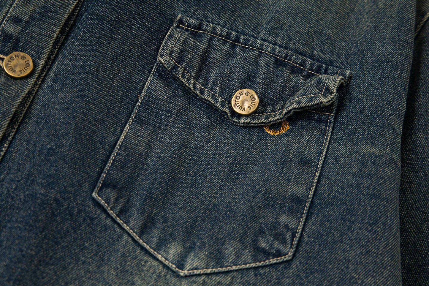 260506 New high-quality heavy-duty full-stitch embroidered denim jacket