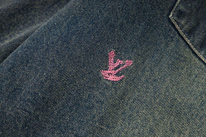 260506 New high-quality heavy-duty full-stitch embroidered denim jacket
