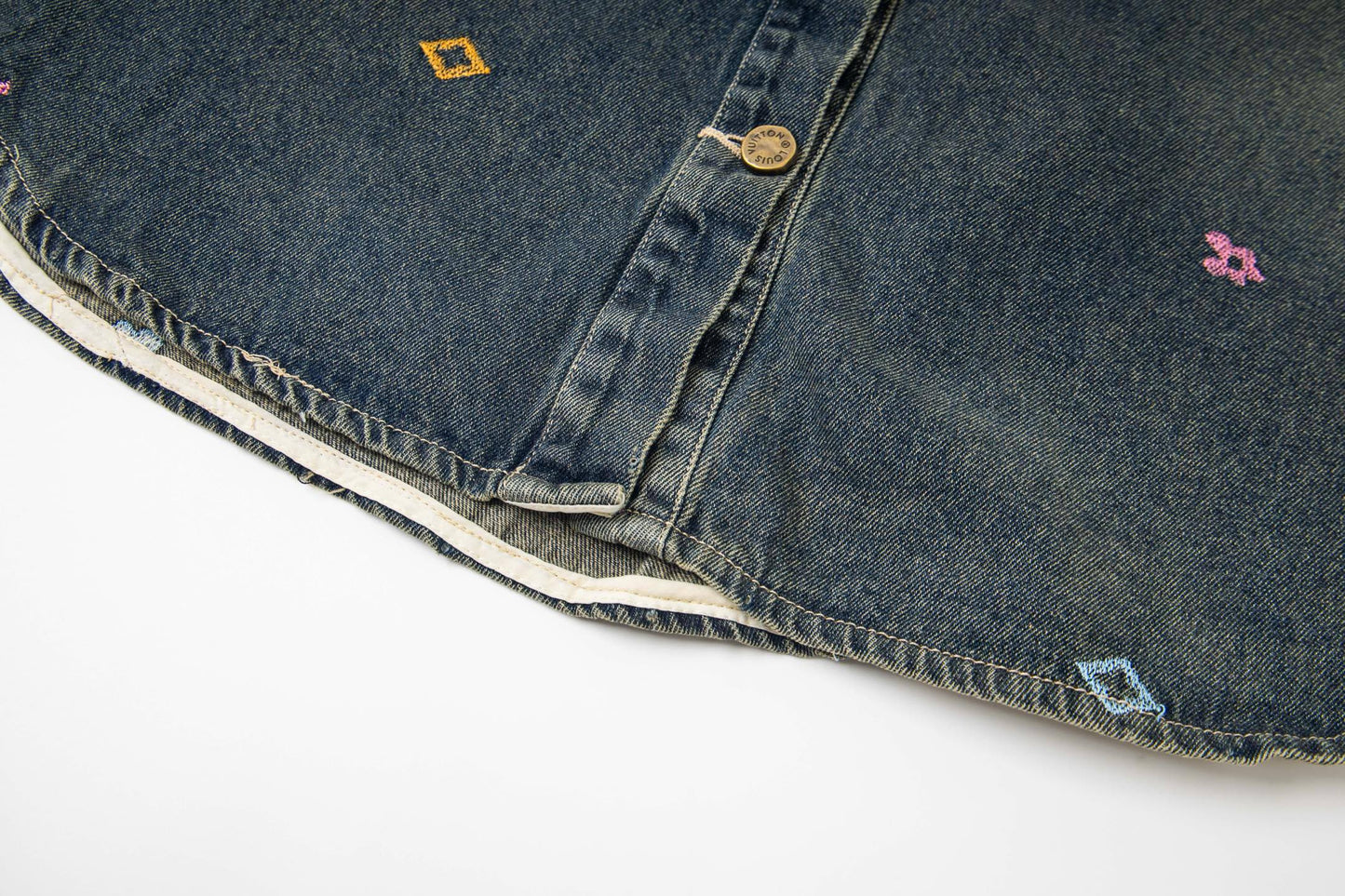 260506 New high-quality heavy-duty full-stitch embroidered denim jacket
