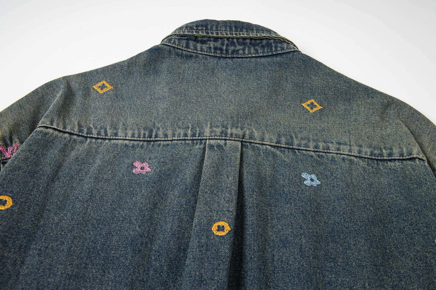 260506 New high-quality heavy-duty full-stitch embroidered denim jacket