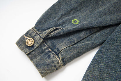 260506 New high-quality heavy-duty full-stitch embroidered denim jacket