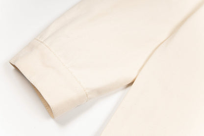 260506 New high-quality beige embroidered printed denim jacket
