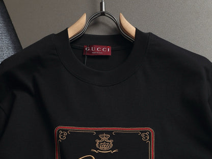 260506 New high-quality custom-made fabric retro-printed T-shirt