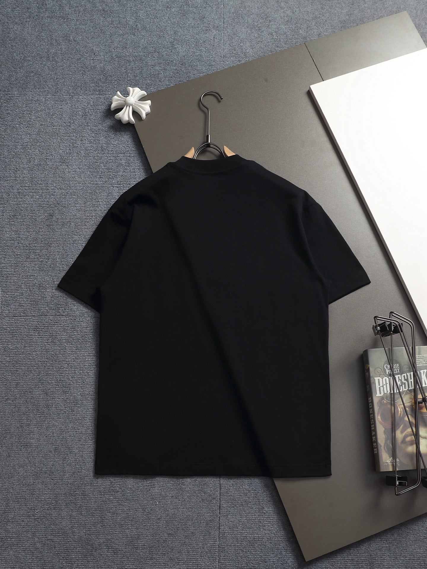 260506 New high-quality custom-made fabric retro-printed T-shirt