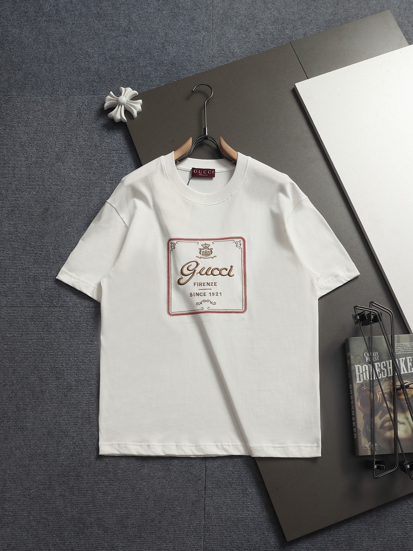 260506 New high-quality custom-made fabric retro-printed T-shirt
