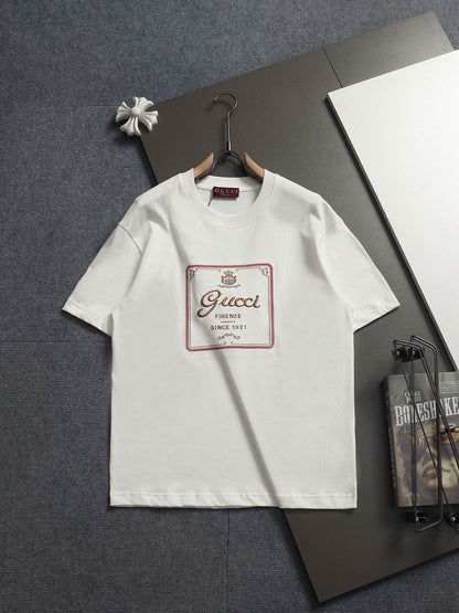 260506 New high-quality custom-made fabric retro-printed T-shirt