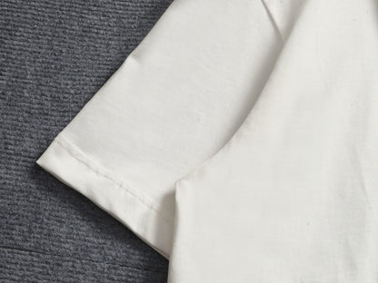 260506 New high-quality custom-made fabric retro-printed T-shirt