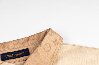 260506 New high-quality faded double-pocket distressed denim shirt jacket